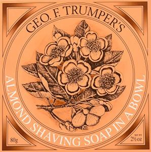 Geo F. Trumper, Almond Shaving Soap With Wood Bowl, 80 Gram