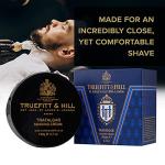 Truefitt & Hill Shaving Cream Bowl - Trafalgar - Premium Glycerin-Based Lather, Smooth Glide, and Hydration for a Luxurious Shave - 6.7 oz