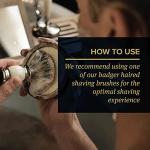 Truefitt & Hill Shaving Cream Bowl - Trafalgar - Premium Glycerin-Based Lather, Smooth Glide, and Hydration for a Luxurious Shave - 6.7 oz