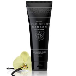 C.O. Bigelow Elixir Black Hair & Body Wash for Men, Musk & Vanilla Scented Men's 2 in 1 Shampoo & Body Wash, 8 Fl Oz