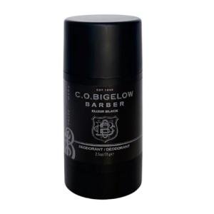 C.O. Bigelow Elixir Black Aluminum Free Deodorant for Men, Musk & Vanilla Scented Non Toxic Deodorant, Gel Stick Formula, 2.5oz
