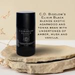 C.O. Bigelow Elixir Black Aluminum Free Deodorant for Men, Musk & Vanilla Scented Non Toxic Deodorant, Gel Stick Formula, 2.5oz
