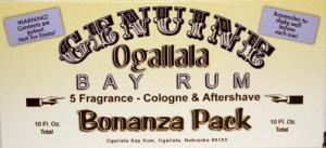 Ogallala Bay Rum Bonanza Cologne & After-Shave Sample Pack