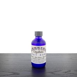 8oz Genuine Ogallala Bay Rum Sage and Cedar Aftershave. Old-time looking bottle and label.