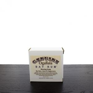 Two (2) of Genuine Ogallala Bay Rum, Bay Rum-Limes & Peppercorns Shaving Soap - Each Puck 4.5 oz