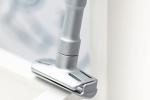 MERKUR FUTUR 700 Adjustable Double Edge Safety Razor - Matte Chrome, Adjustable Razor With Dial, Made in Germany, Plastic-Free, Snap-On Cap Design, Straight Bar