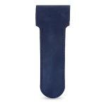 Safety Razor Head Protecting Leather Cover, Genuine Cowhide Leather Double Edge Safety Razor Case Accessories for Travel, Butterfly Razor Case, Soft Leather Double Edge Razor Case (Blue)