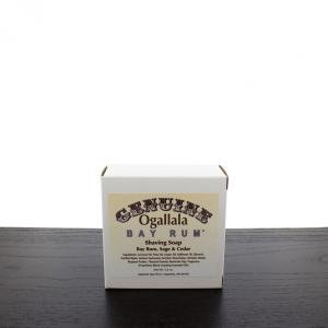 Two (2) Genuine Ogallala Bay Rum, Bay Rum & Sage and Cedar Shaving Soap - Each Puck 4.5 oz