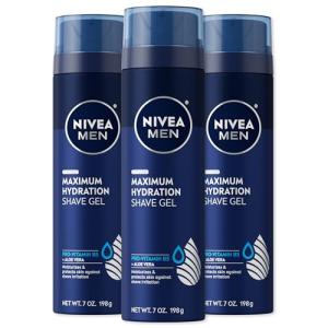 NIVEA MEN Maximum Hydration Shave Gel 3-Pack