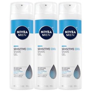 NIVEA MEN Sensitive Cooling Shave Gel, 3 Pack