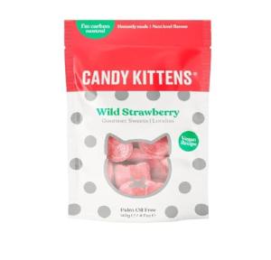 Candy Kittens Wild Strawberry Vegan Gummy Candy 2-Pack