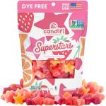 Candifi Superstars Vegan Gummy Fruit Stars 8 oz
