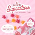 Candifi Superstars Vegan Gummy Fruit Stars 8 oz