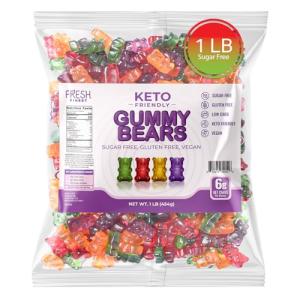 Sugar-Free Vegan Gummy Bears - Assorted Fruit Pack