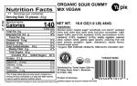 Yupik Organic Vegan Sour Gummy Mix 16 oz