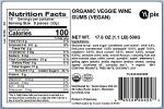 Yupik Organic Vegan Wine Gums - 1.1 lb