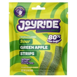Joyride Sour Green Apple Vegan Candy Strips