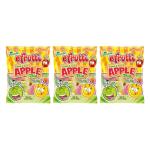 Efruttii Sweet & Sour Apple Vegan Gummies, 3 Pack
