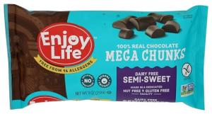 Enjoy Life Semi-Sweet Vegan Mega Chunks 9oz