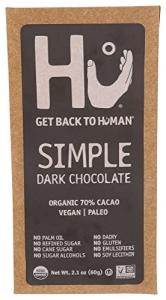 Hu Kitchen Simple Vegan Chocolate Bar, 2.1 Ounce