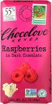 Chocolove Dark Chocolate Raspberry Bar 3.1 Oz