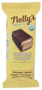 Nelly’s Organic Dark Chocolate Caramel Nougat Bar