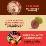 Sour Fruit Jelly Candy Mix - Vegan Gummies