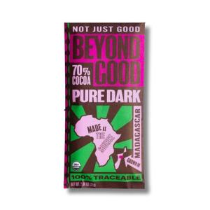 Beyond Good Organic Madagascar Dark Chocolate Bar 2.64oz