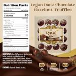 ChocZero Dark Chocolate Hazelnut Vegan Truffles
