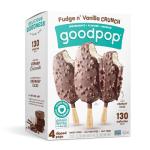GoodPop Dairy Free Fudge Vanilla Crunch Bars 4 Count