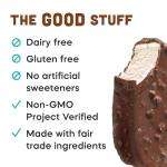 GoodPop Dairy Free Fudge Vanilla Crunch Bars 4 Count