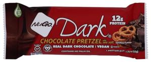 NuGo Dark Chocolate Sea Salt Pretzel Vegan Snack