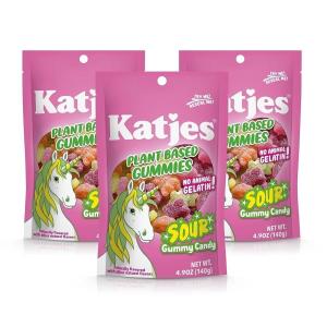 Katjes Vegan Gummy Candy Variety Pack – 3 Bags