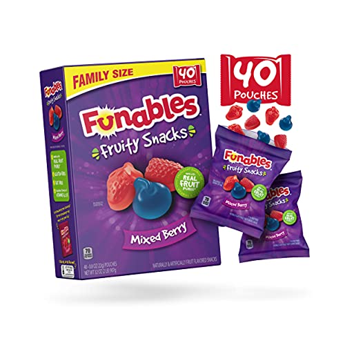 Fruity Funables: Mixed Berry Fruit Snacks, 40 Pouches