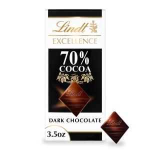 Lindt 70% Cocoa Dark Chocolate Candy Bar