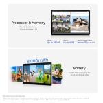 SAMSUNG Galaxy Tab S10 Lite, AI Tablet, 6GB Memory, 128GB Storage, 10.9" 90Hz display, S Pen Included, Long Battery Life, Grey, 3 Year Extended Warranty (UK Version)