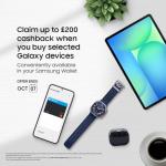 Samsung Galaxy S10 FE Android Tablet, Wifi, 128GB Storage, 8GB Memory, 10.9" Display, S Pen included, Long lasting Battery, Silver, 3 Year Samsung Extended Warranty (UK Version)