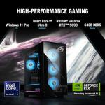 ASUS ROG G700 (2025) Gaming Desktop PC, Intel® Core™ Ultra 9 285K Processor, NVIDIA® GeForce RTX™ 5090, 2TB M.2 NVMe™ PCIe® 4 SSD, 64GB DDR5 RAM, Windows 11 Pro, G700TF-XS999