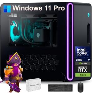 Alienware Dell Aurora R16 Gaming Desktop - Intel 24-Core Ultra 9 285K(Up to 5.7GHz), NVIDIA RTX 5080 16GB GDDR7, 64GB DDR5, 8TB SSD, 2TB HDD, Win11 Pro, w/DVD Drive