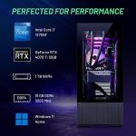 Skytech Gaming Desktop PC - Intel Core i7 12700F 2.1GHz, Nvidia RTX 4070 Ti, 1TB NVME SSD, 16GB DDR4 RAM 3200, 750W Gold PSU, 360mm AIO, 11AC Wi-Fi, Windows 11 Home 64-bit, Black