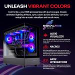 Skytech Gaming Azure 3 Desktop PC, Ryzen 7 7800X3D 4.2 GHz (5GHz), NVIDIA RTX 5080 16GB, 1TB NVMe SSD, 32GB DDR5 RAM 6000 RGB, 850W Gold ATX 3 PSU, 360mm ARGB AIO, Wi-Fi, Win 11