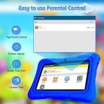 Veidoo Android Kids Tablet, 7 inch IPS Screen, 2GB RAM 32GB ROM, Safety Eye Protection, Education, Tablet for Toddle with WiFi, Games, Parental Control APP (Dark Blue)