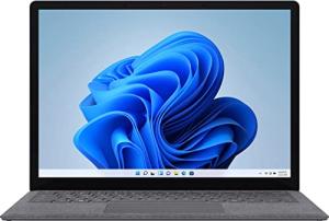 Microsoft Surface Laptop 5 Super-Thin 13.5 Inch Touchscreen Laptop - Silver – Intel EVO 12th Gen Core i7, 16GB RAM, 512GB SSD, Windows 11 Home, UK plug, 2022 Model