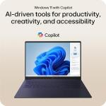 LG gram Pro 16-inch Lightweight Laptop Computer, Intel Evo Edition Powered by Intel Core Ultra7 255H Processor, Windows 11 Home, 32GB RAM, 1TB SSD - Metal Blue