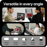 LG gram Pro 2in1 2024 16T90SP 16 inch Ultra-Lightweight 2 in 1 Laptop, Intel Core Ultra 7 Processor up to 4.8GHz, 16GB RAM, 1TB SSD, Windows 11 Home, Stylus Pen, Intel EVO Certified (Obsidian Black)