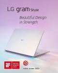 LG Electronics gram Style 2023 16Z90RS 16 inch ultra-lightweight OLED laptop, 13th Gen Intel Evo i7-1360P platform, 16GB RAM, 1TB SSD, Dolby ATMOS, Windows 11 (Holographic White)