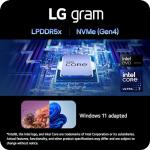 LG Gram Superslim 15.6-inch Thin and Lightweight Laptop, Intel Evo Edition - Intel Core Ultra 7, 16GB RAM, 1TB SSD with OLED Display