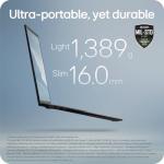 LG gram 17Z90TL - 17 Inch 2.5K IPS Ultra-Lightweight Laptop, Intel Core Ultra 7 258V 47TOPS NPU - EVO Edition, 32GB RAM, 1TB SSD, Windows 11 Home, gram Hybrid AI, Copilot+ PC, Black (2025)