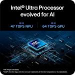 LG gram 17Z90TL - 17 Inch 2.5K IPS Ultra-Lightweight Laptop, Intel Core Ultra 7 258V 47TOPS NPU - EVO Edition, 32GB RAM, 1TB SSD, Windows 11 Home, gram Hybrid AI, Copilot+ PC, Black (2025)