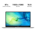 HUAWEI MateBook D15 Windows 11.5 Intel Core i5 11th Gen Laptop - 15.6 Inch Screen, 8GB RAM and 512GB SSD memory - Thin & Light - 1080P Eye Comfort FullView Ultrabook - Mystic Silver